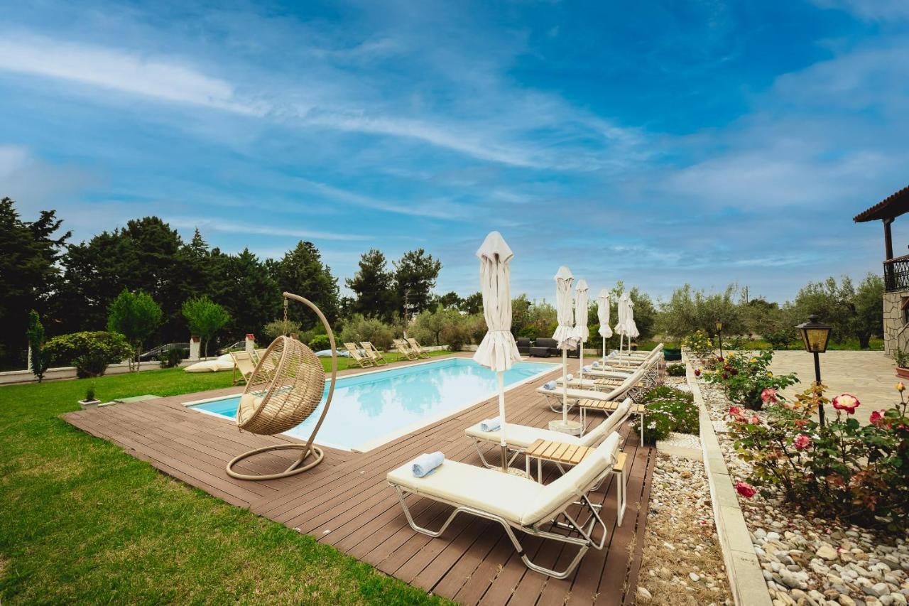 Kalisun Pool House By Georgalas Nea Kallikrateia Zewnętrze zdjęcie